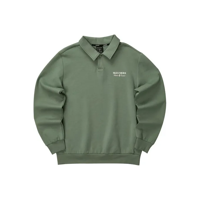 Skechers Diamond Series Sweatshirts Men Dracaena Green/035Z-0