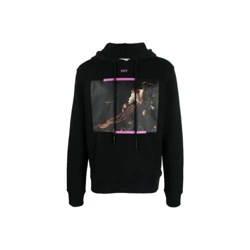 OFF WHITE Arrow Caravaggio St. Fran Slim Hoodie