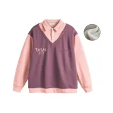 Fleece-Lined Purple & Pink