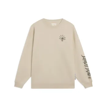 LiNing Badfive Sweatshirt Unisex Light Creamy Brown
