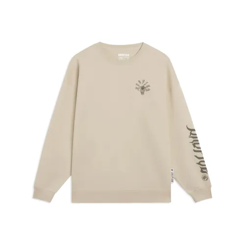 LiNing Badfive Sweatshirt Unisex Light Creamy Brown