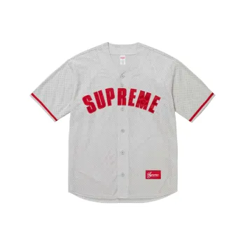 Supreme Ultrasuede Mesh Baseball Jersey