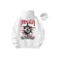 White[Hooded Thickened and Fleece-Lined]