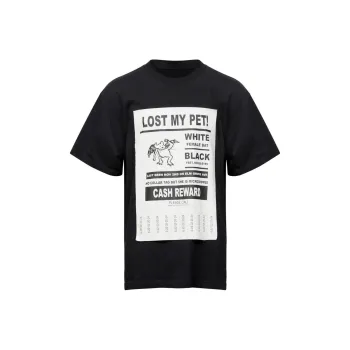 MM6 Maison Margiela Lost My Pet Printed Crewneck T Shirt