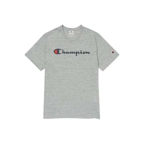Champion T-Shirts Unisex Gray