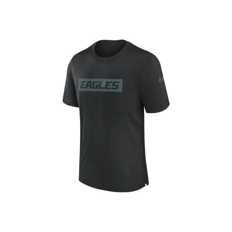 Nike x NFL Dri-Fit Philadelphia Eagles Sideline Player T-Shirt Men Black-0