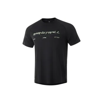 LiNing Professional Basketball Series T Shirt Men's Black