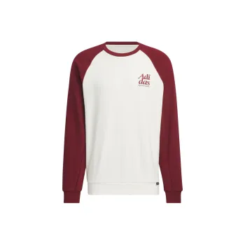 Adidas Small Logo Sweatshirt Men's Dark Red