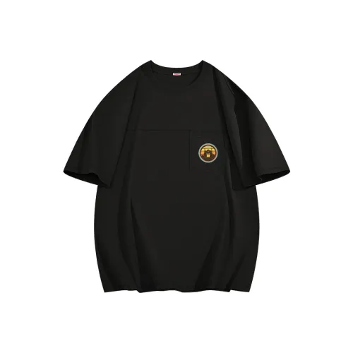 ASOS Dark Future Grå t-shirt med skriftlogo i muscle fit