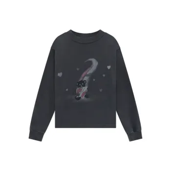 WE11DONE Round Neck Graphic Printed Top