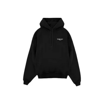 REPRESENT Team 247 Oversized Hoodie Sweatshirt Men's Black
