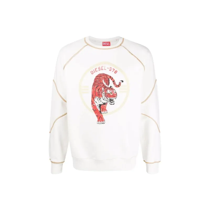 DIESEL Sweatshirts Men White-0
