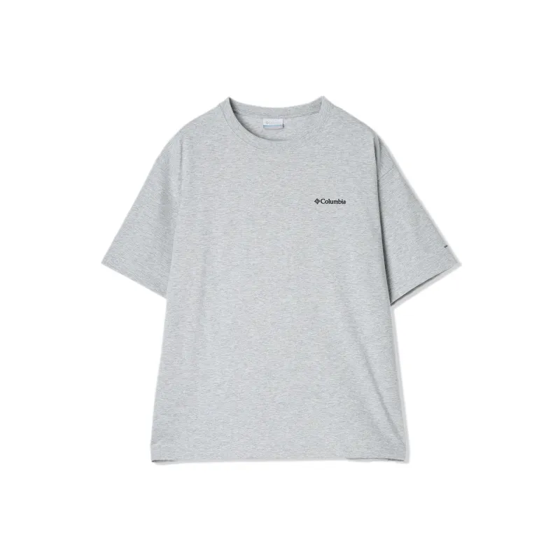 Columbia T Shirt Unisex Heather Gray-0