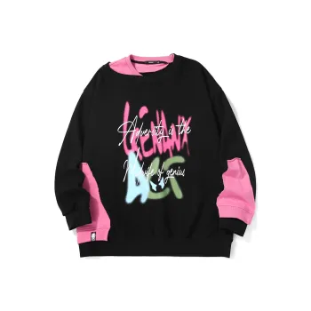 GENANX Sweatshirts Unisex Black