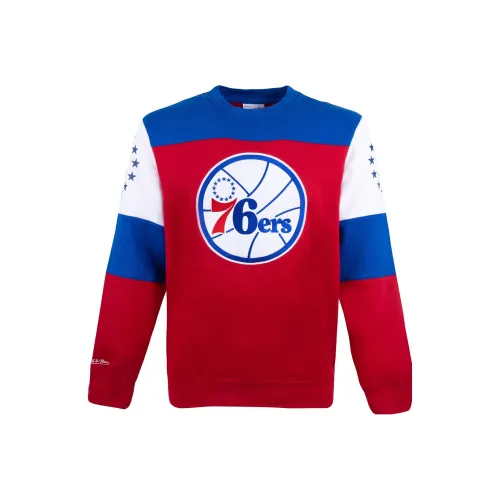 Mitchell Ness Sweatshirts Unisex Burgundy