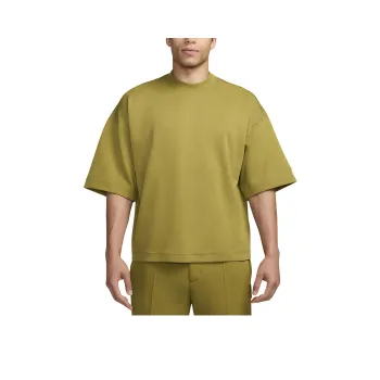 Nike Tech Short-Sleeve Fleece T-Shirt Men's Moss