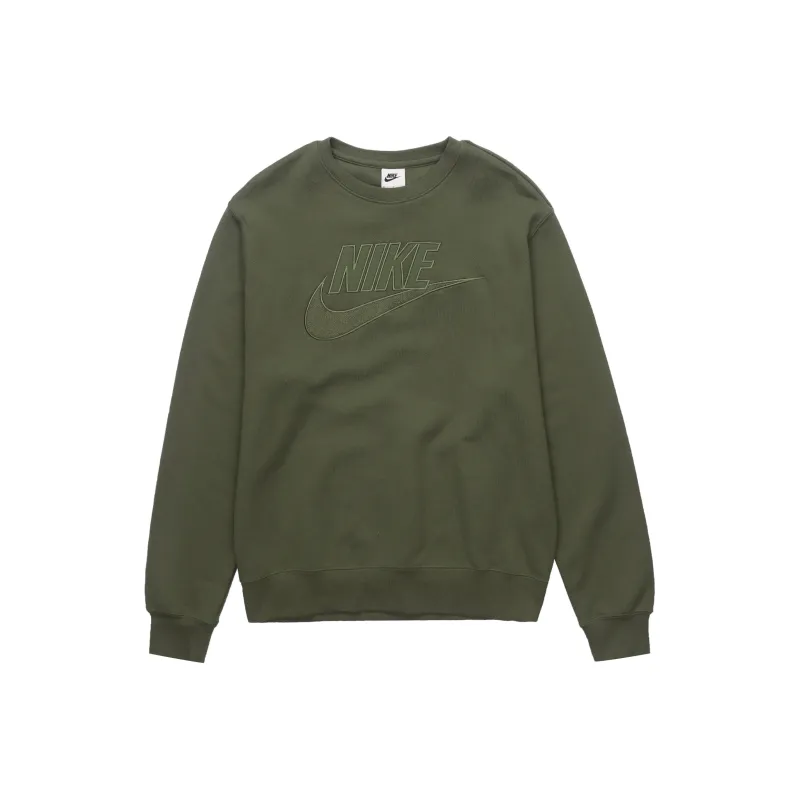 Nike Sweatshirts Men Olive Green-0