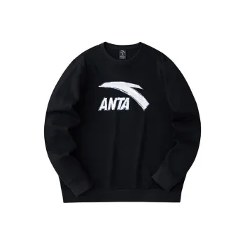 Anta Life Collection Sweatshirt Unisex Basic Black Gray