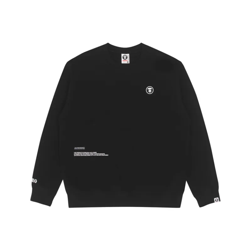 Aape Logo patch Crew Neck Sweatshirt-2