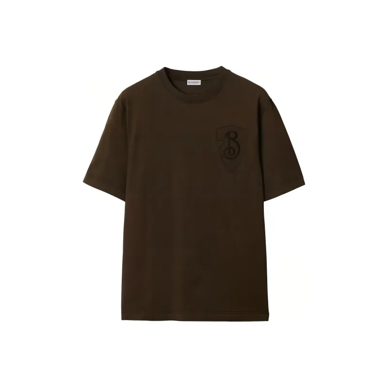 Burberry B Shield Crewneck T Shirt-0