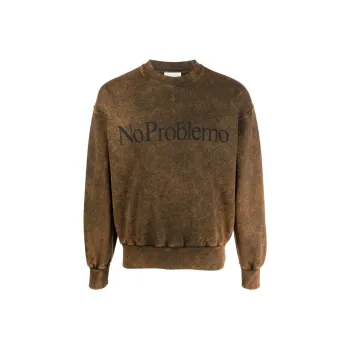 Aries Sweatshirts Unisex Umber