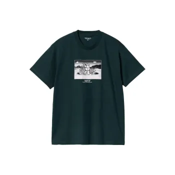 Carhartt WIP FW24 S/S Think Tank T Shirt T Shirt Unisex Duck Blue