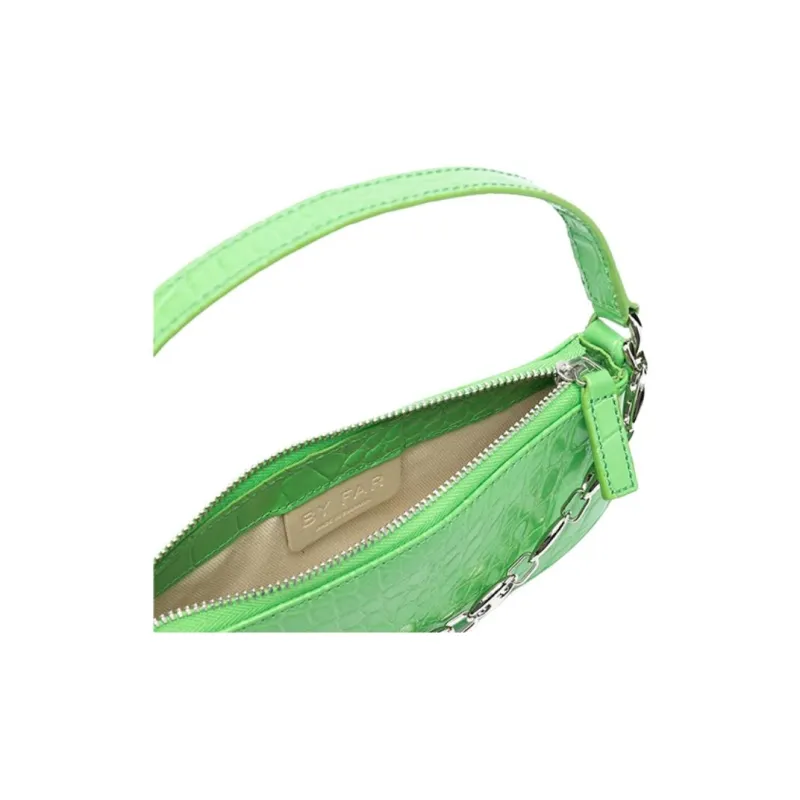 By Far Embossed-leather Chain Bag-3