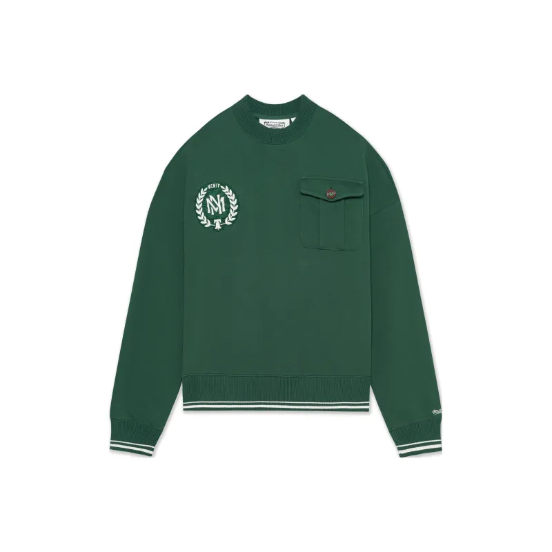 Mitchell Ness Sweatshirts Unisex Green-0