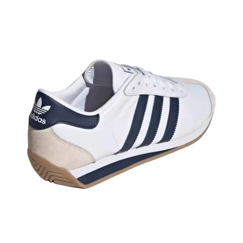 Adidas Originals Country 2 Abrasion Resistant Slip Resistant Low Top Casual Shoes Men's White-4