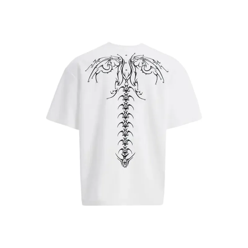 TESTUNG American Vintage Luxury Streetwear Trendy Loose Fit Versatile Short Sleeved T Shirts Unisex-8