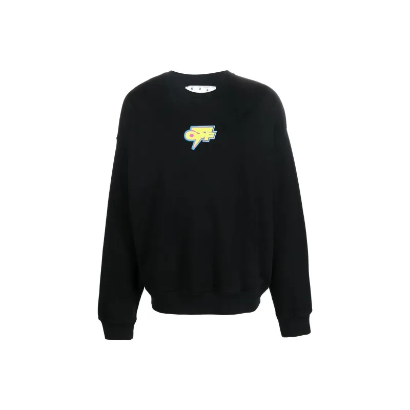 OFF WHITE Arrows Print Crew Neck Sweatshirt-0