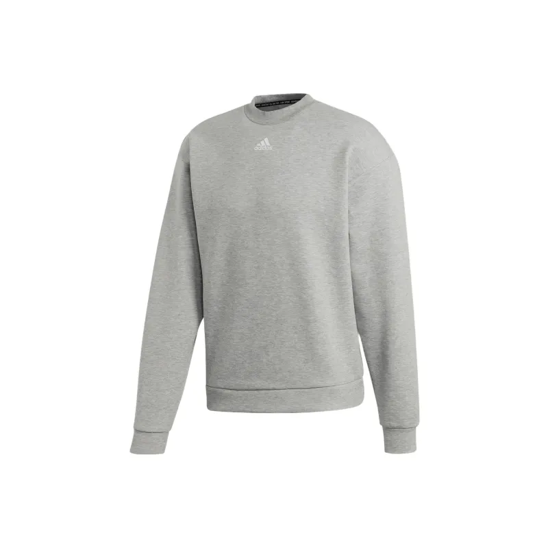 Adidas Sweatshirt Men's Medium Heather Gray-0