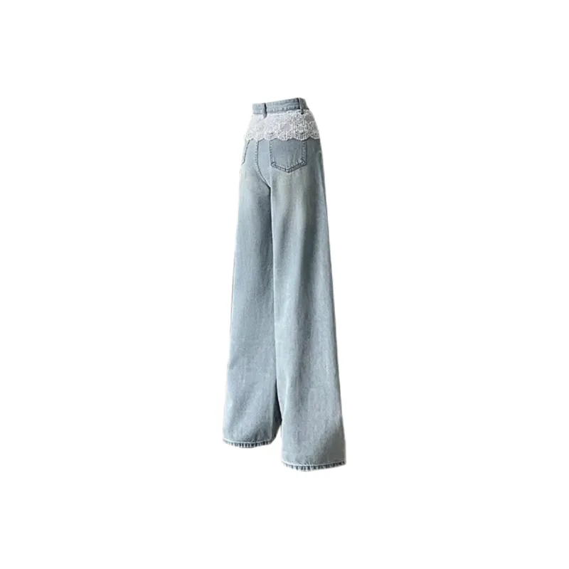 ABBY GODDESS Casual Pants Women's Light Blue-1