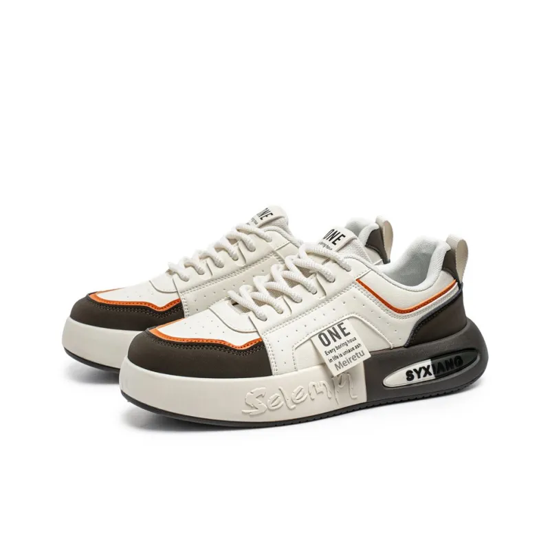 Meiretu Abrasion Resistant Breathable Height Increasing Low Top Casual Shoes Men's-11