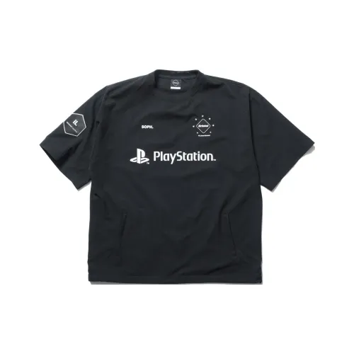 Playstation X F.C Real Bristol PlayStation Co-brand T-Shirts Unisex Black