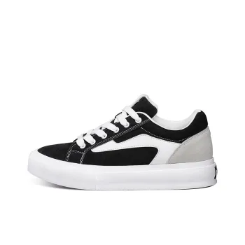 ENRICO COVERI Low Top Skateboard Shoes Unisex Black White