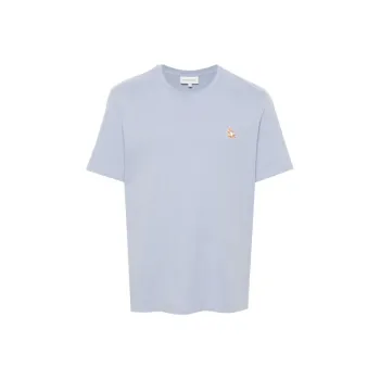 Maison Kitsune Chillax Fox Patch Crewneck T Shirt
