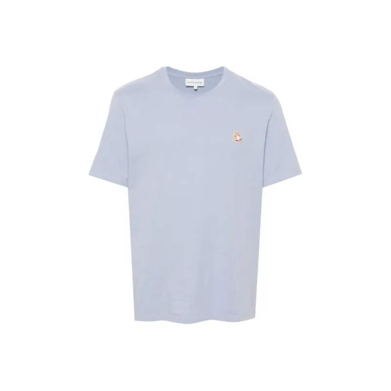 Maison Kitsune Chillax Fox Patch Crewneck T Shirt-0