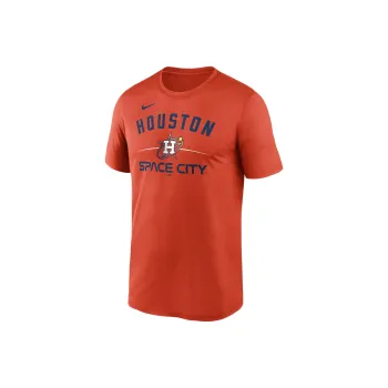 Nike T-Shirt Men's Orange Houston Space Raccoon Team
