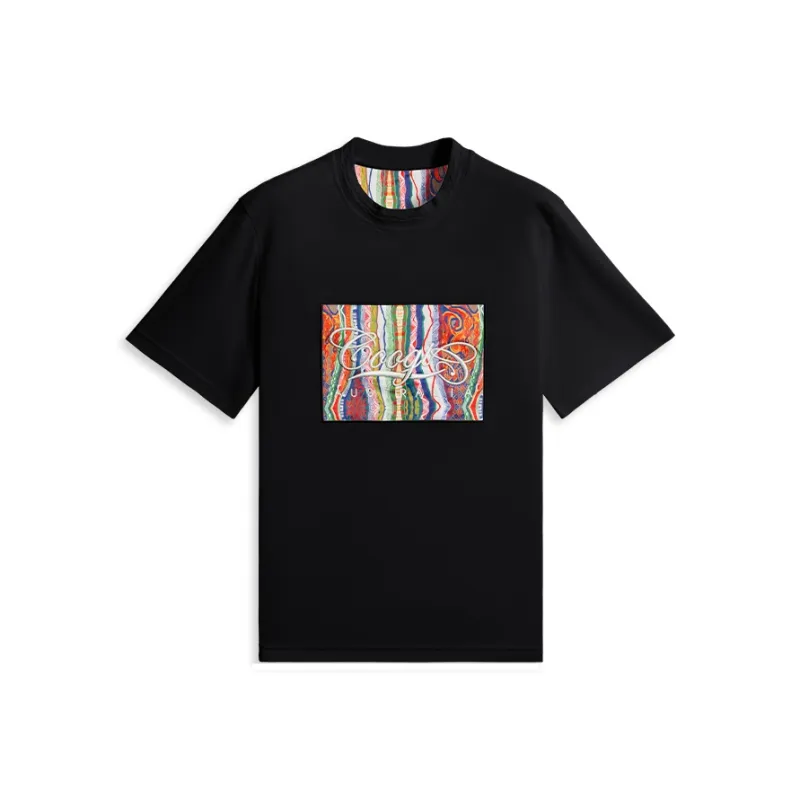 COOGI Gourd Pattern Letter Print Men's Plus Size Short-Sleeved T-Shirt Unisex Black White 6 Colors Cooling Craft-8