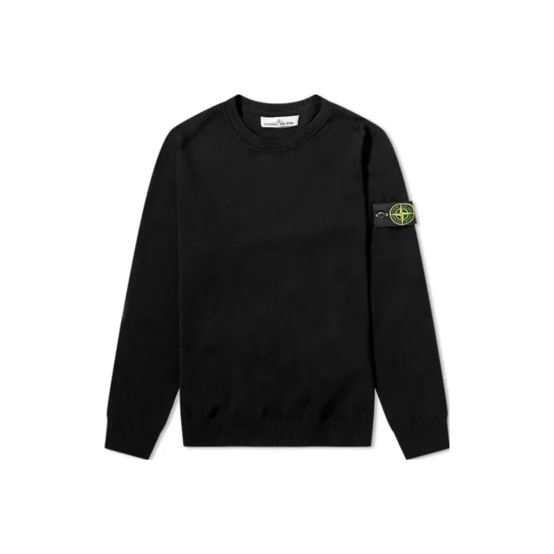 STONE ISLAND Sweatshirts Unisex Black-0
