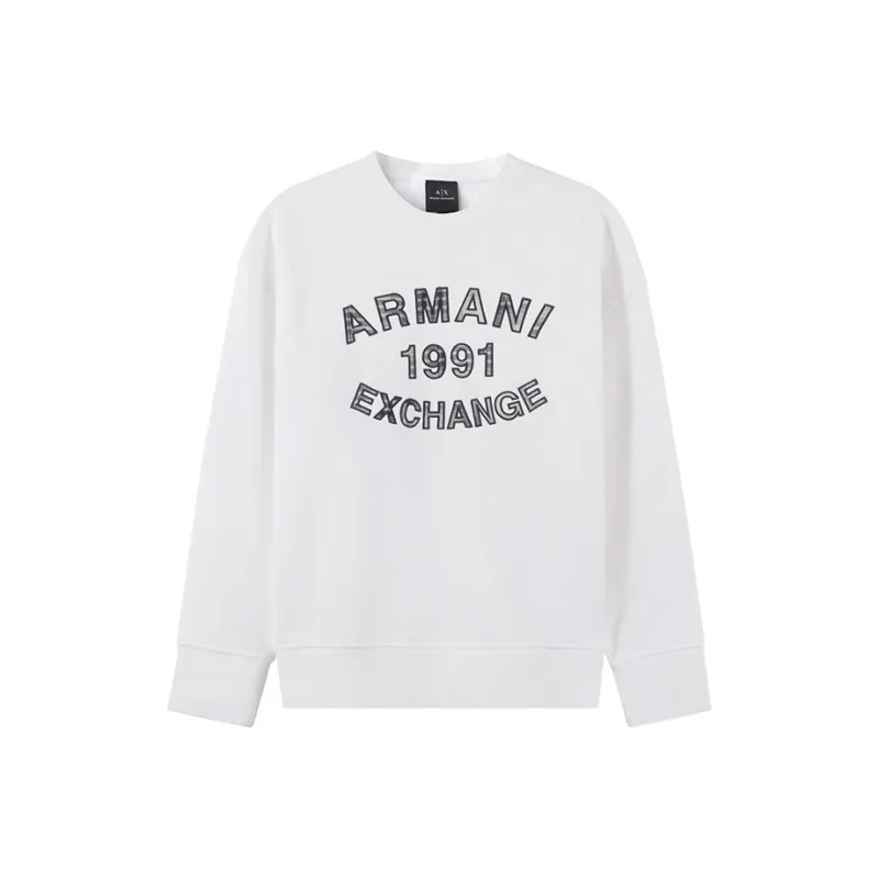 ARMANI EXCHANGE Sweatshirts Men White-0