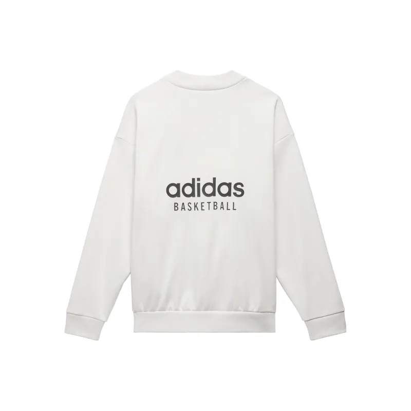 Adidas Originals Basketball Sweatshirts Sweatshirts Unisex White-0
