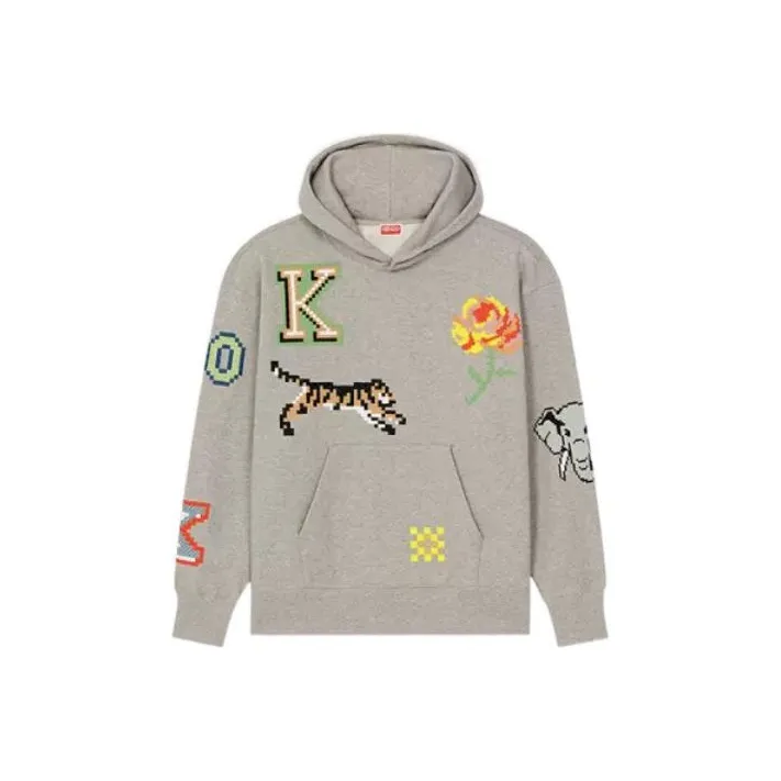 KENZO Pixel Oversized Hoodie-0