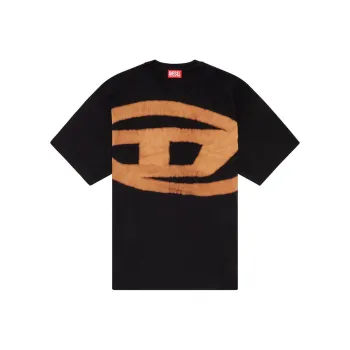 DIESEL T Boxt Bleach Oval D Logo T Shirt