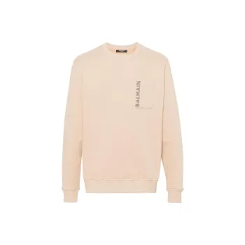 BALMAIN FW23 Sweatshirt Men's Light Beige