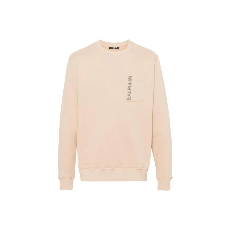 BALMAIN FW23 Sweatshirt Men's Light Beige-0