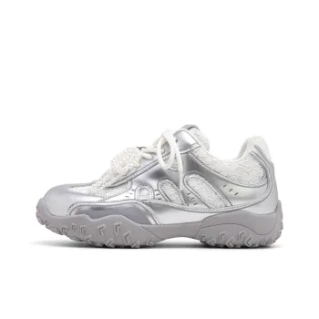 UNCLEWEN Lace Circle Slip Resistant, Breathable, Height Increasing Low Top Trendy Chunky Sneakers Women's