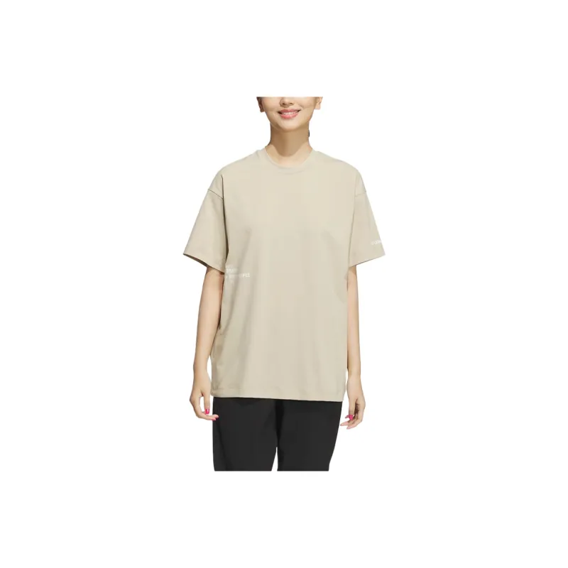 Adidas T-Shirts Prairie BrownGender Neutral-0
