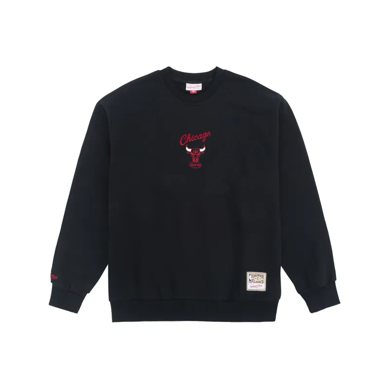Mitchell & Ness FW23 Sweatshirt Unisex Black-0